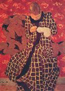 Edouard Vuillard Woman Darning oil on canvas